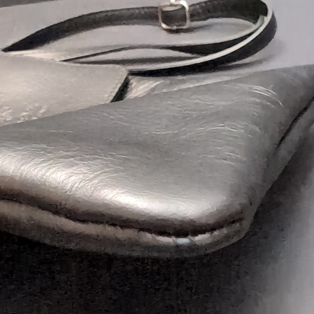 Vera Pelle Italy Women's Small Black Leather Crossbody Bag. - Picture 11 of 14